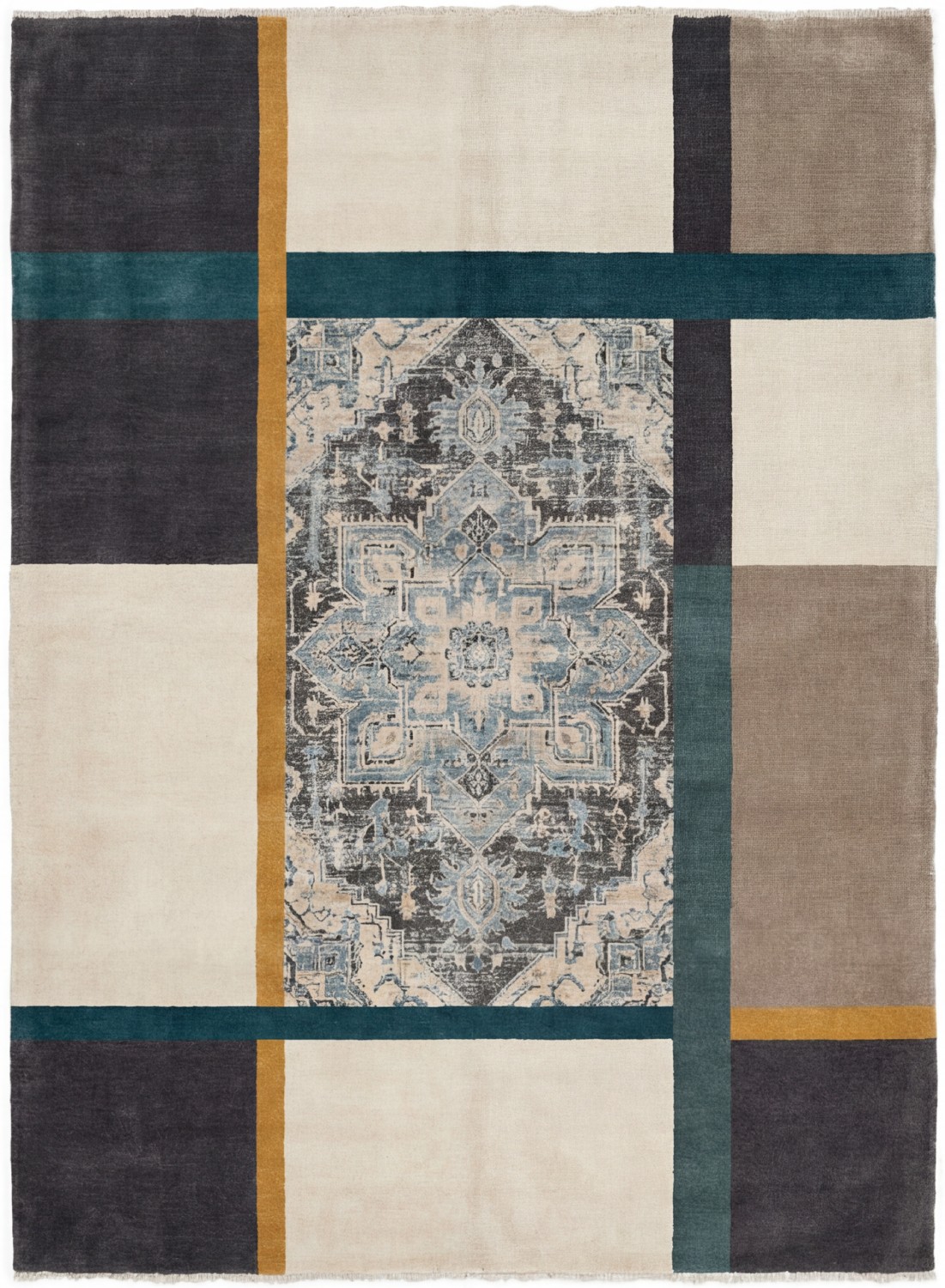 Central Medallion Designer Rug