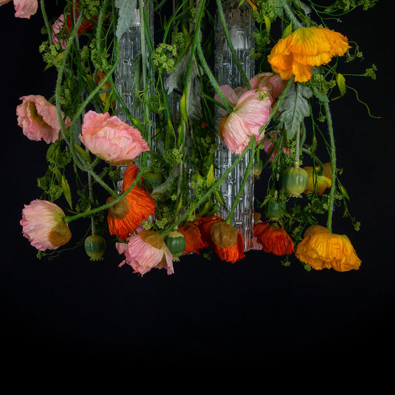 Poppy Round Artisan Chandelier