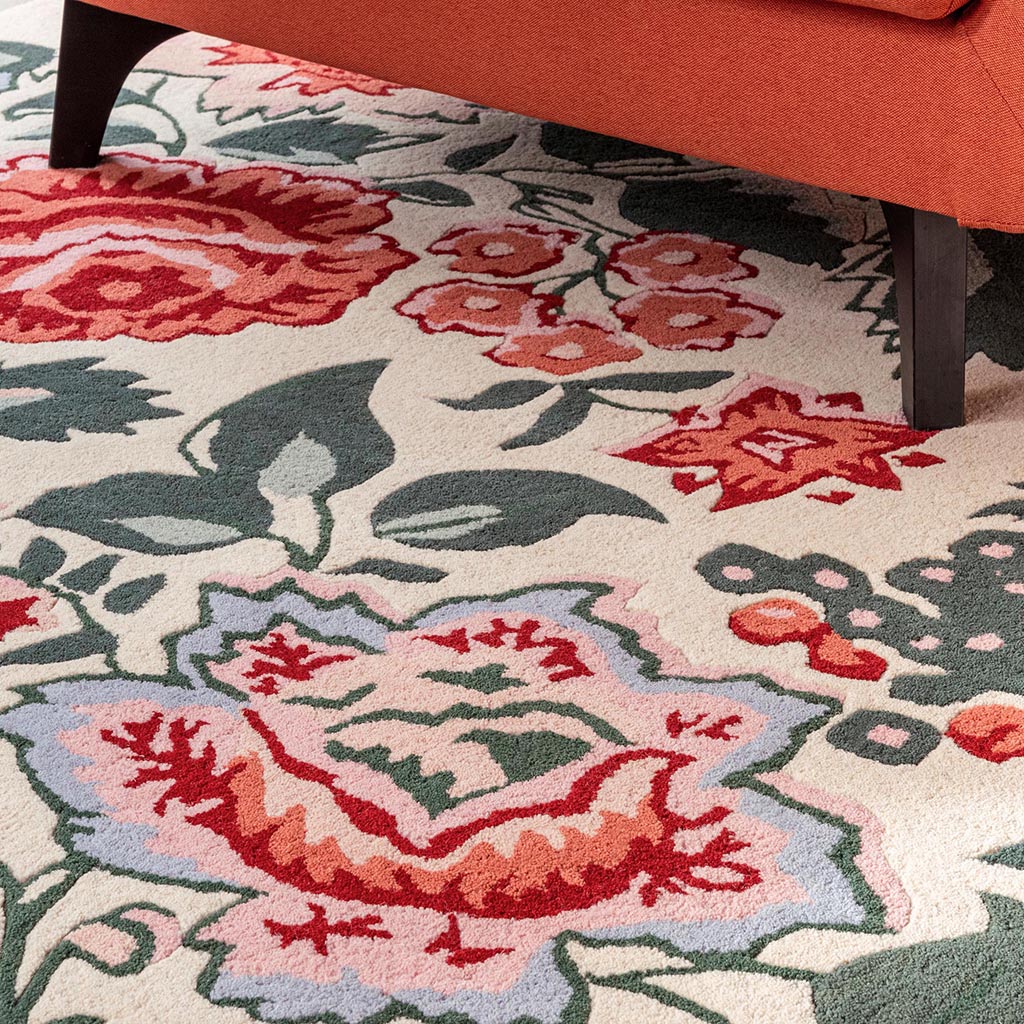 Wendling Floral Rug | Size: 170 × 240 cm