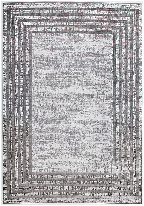سجادة تركية بإطار فضي | المقاس: 240 × 340 cm