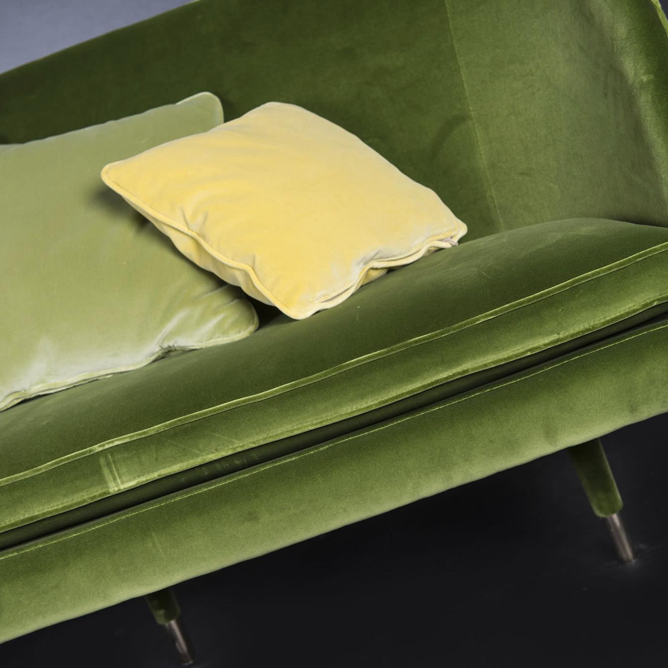 Vivien Olive Green Italian Sofa