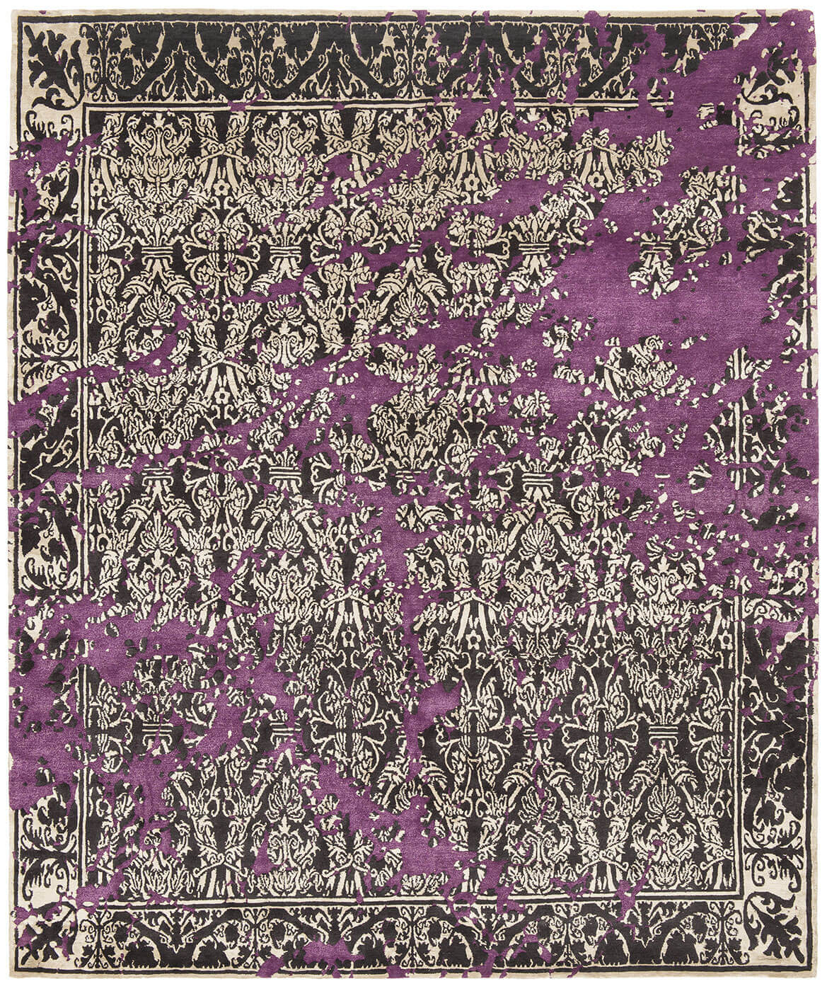 Alcaraz Sky Black & White Rug | Size: 350 × 450 cm