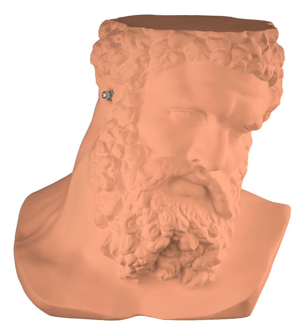 Ercole Non Sento Orange Artisan Sculpture