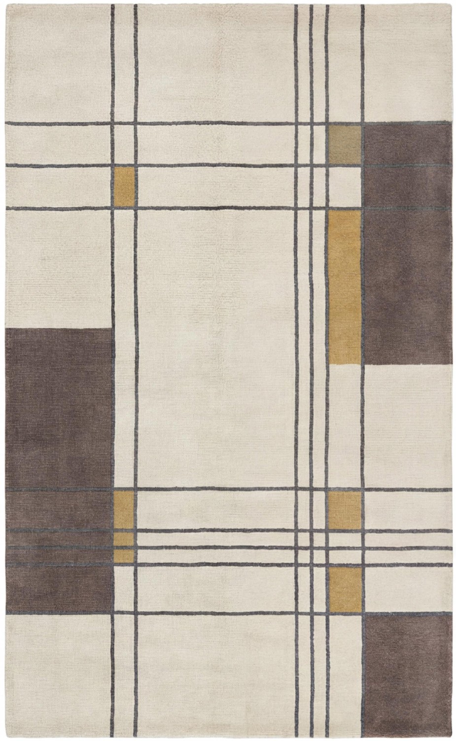 Measured Grid Artisan Handwoven Rug | Size: 350 × 450 cm