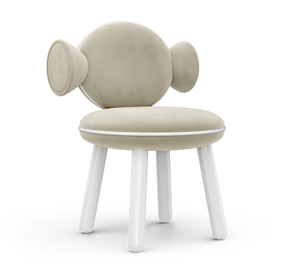 Lollipop Puff Chair (Cream)