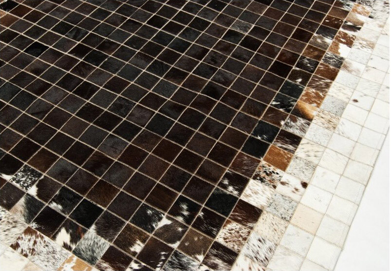 Mosaic Cowhide Rug | Size: 160 × 230 cm