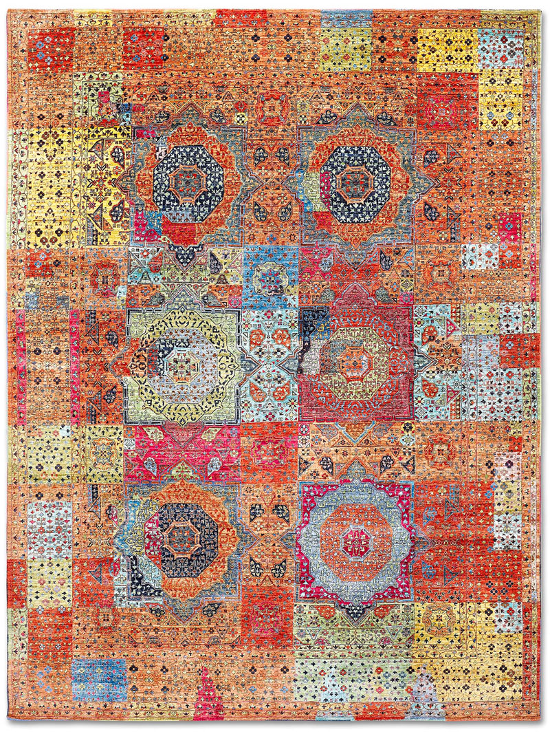Cosmic Orange Rug