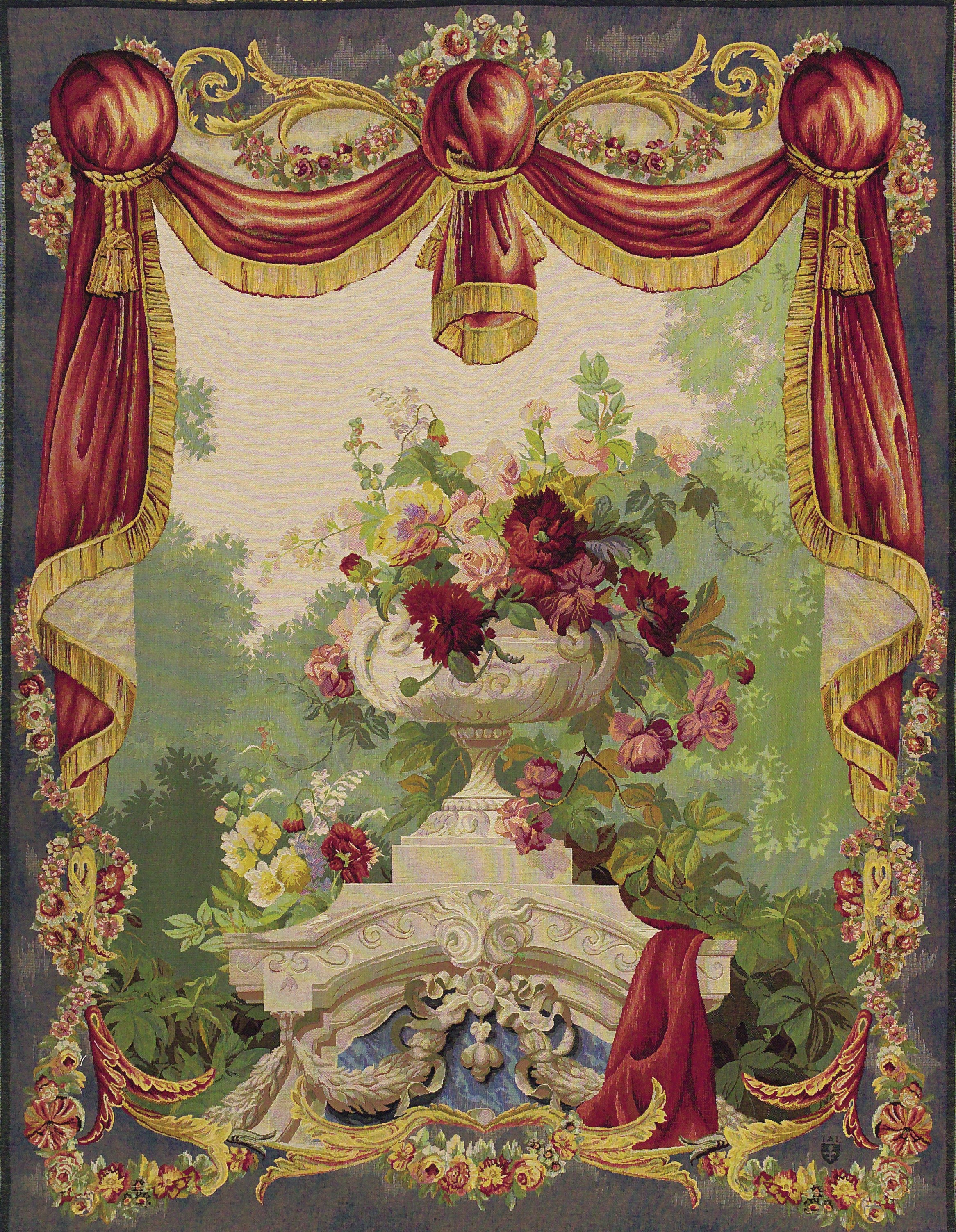Flowered Drapery Tapestry | Size: 150 × 200 cm