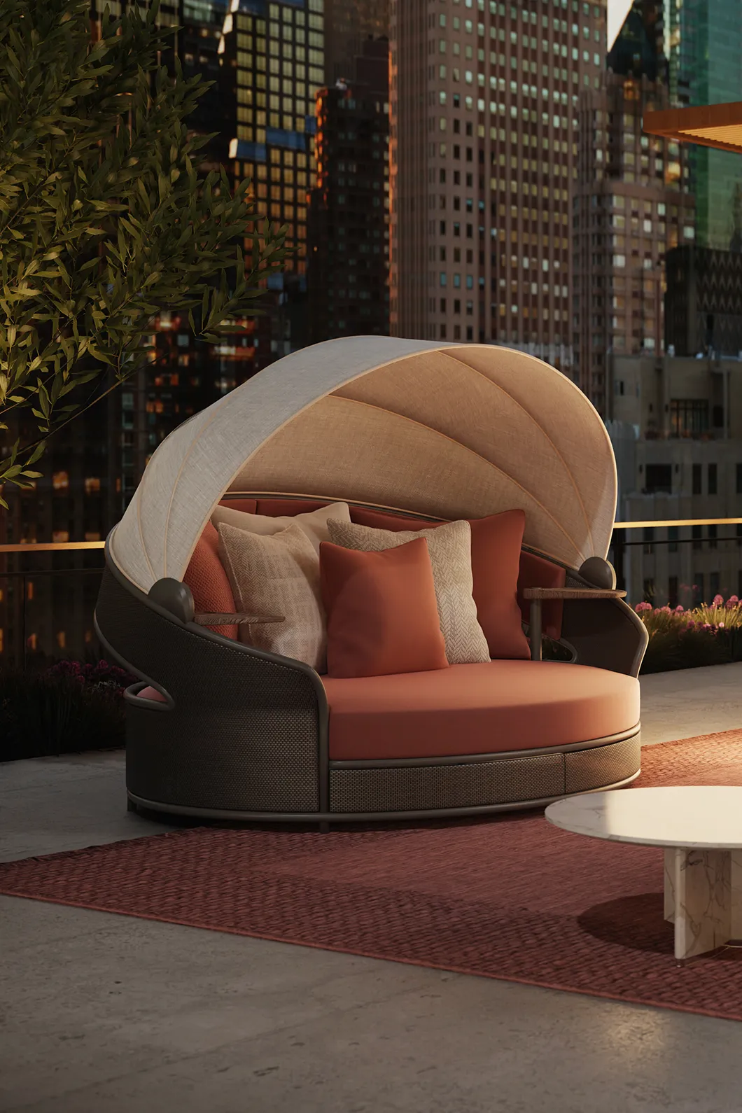 Crown Grey Daybed