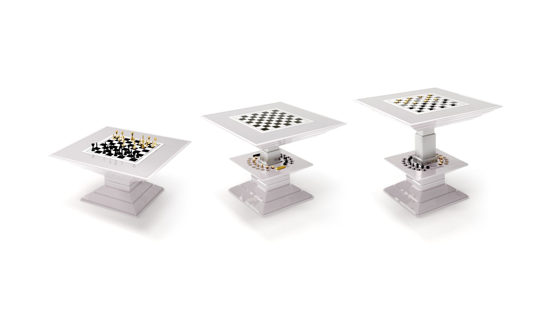Pop-up Chess Table