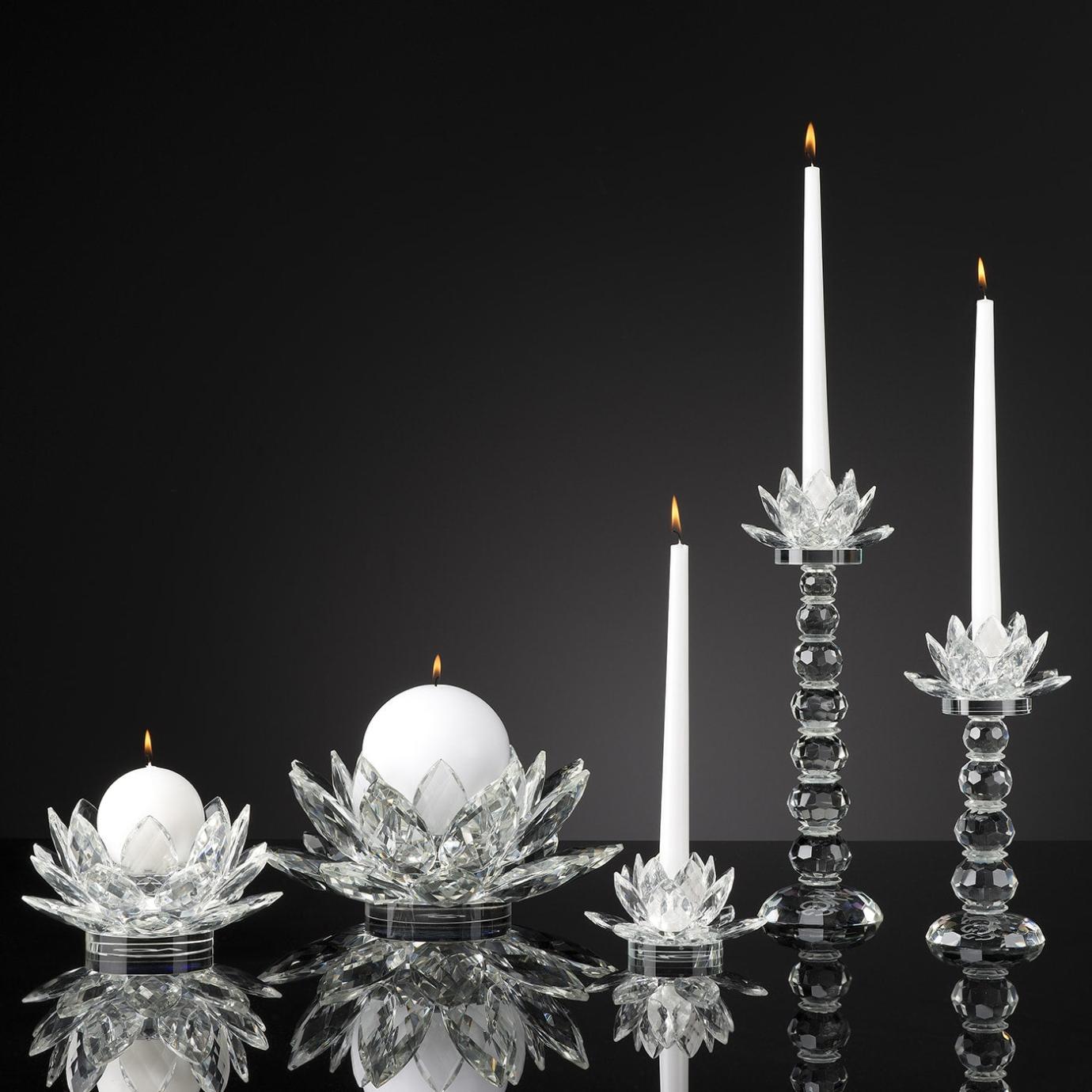 Lotus Crystal Handcrafted Candle Holder