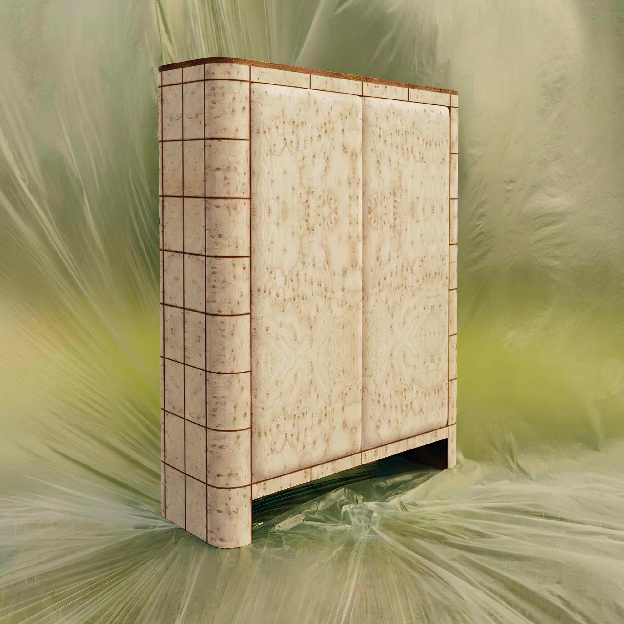 Soft Cage Wooden Bar Cabinet - 1
