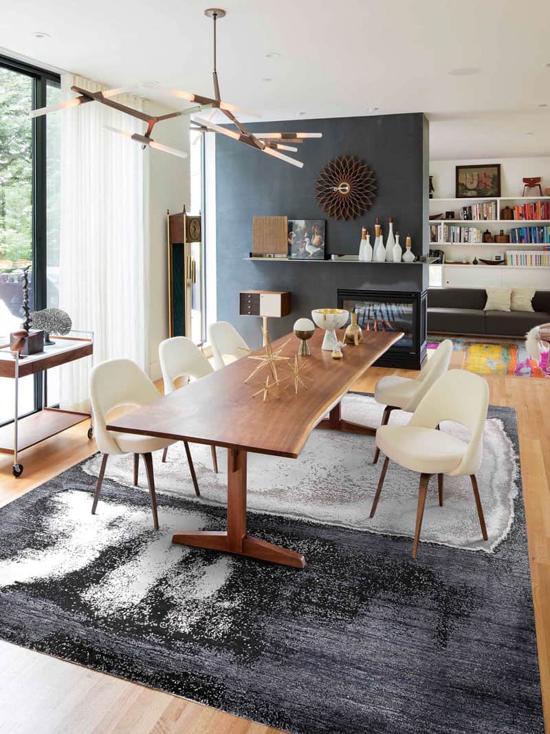 White Grey Rug | Size: 170 × 240 cm
