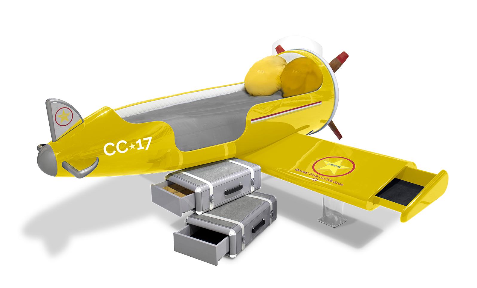 Cloud Glider Plane Bed