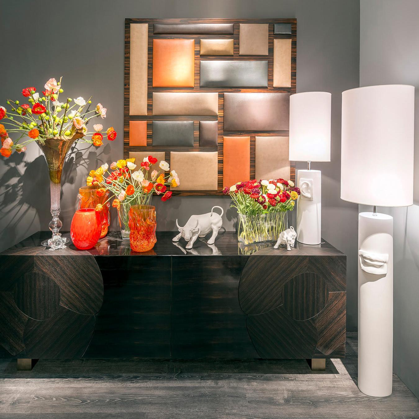 David Ear Italian Floor Lamp