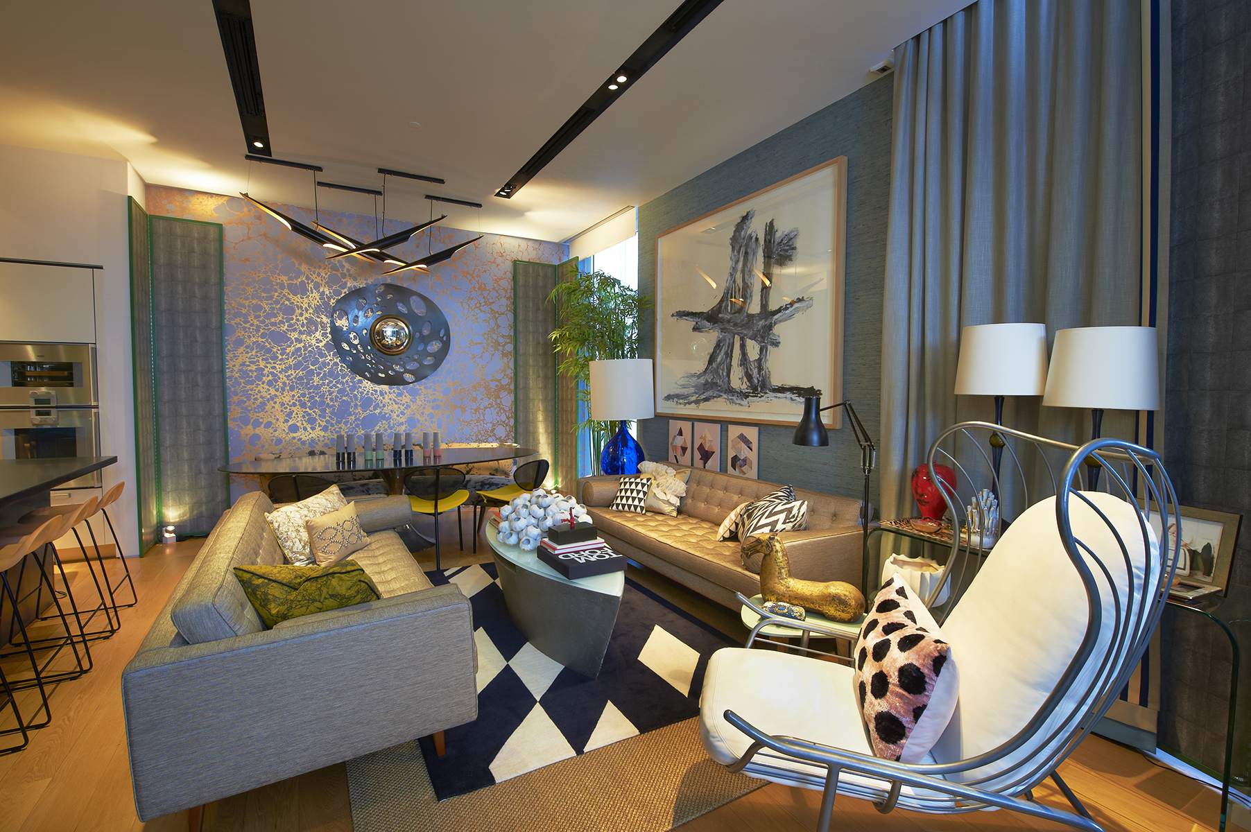 Deep-Tone Suspension Lamp - 16