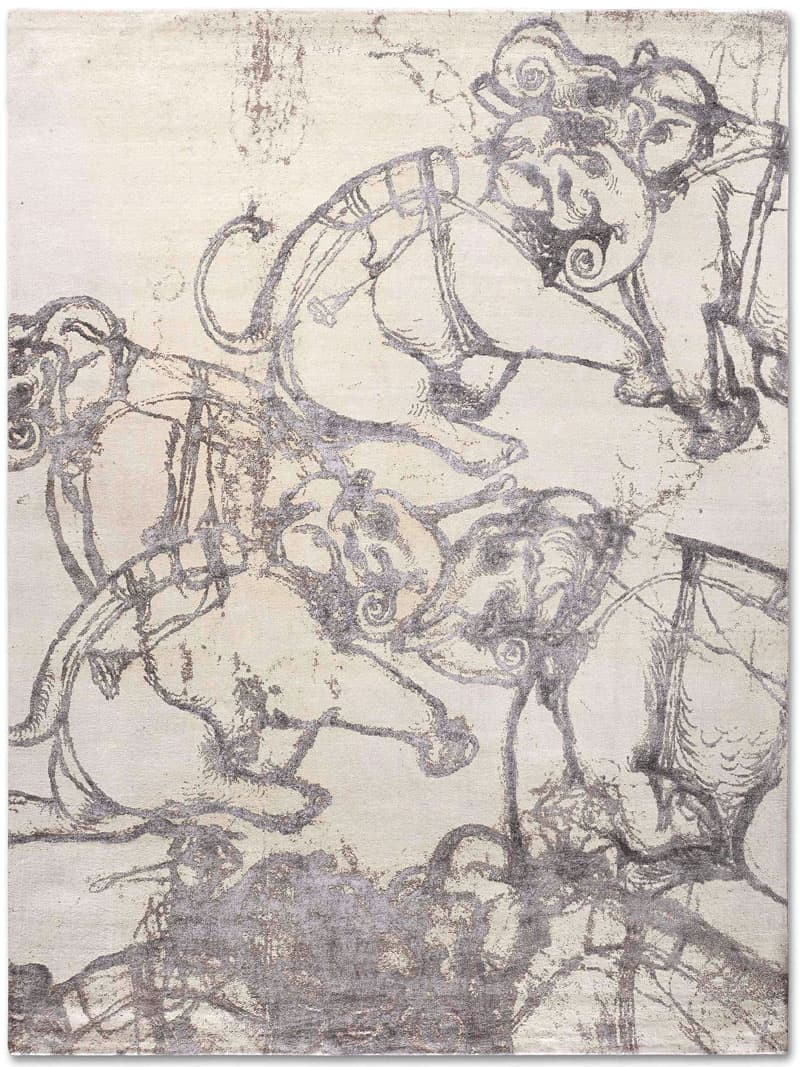 Elephants Rug | Size: 274 × 365 cm