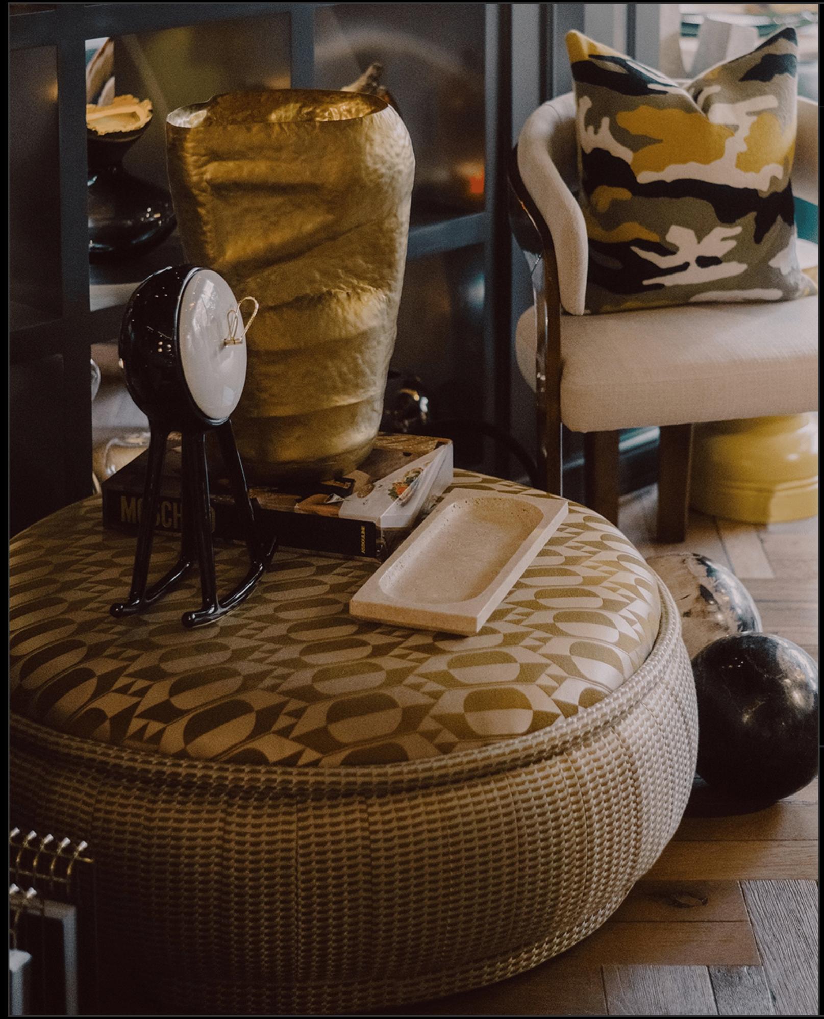 Malibu Crafted Pouf - 1