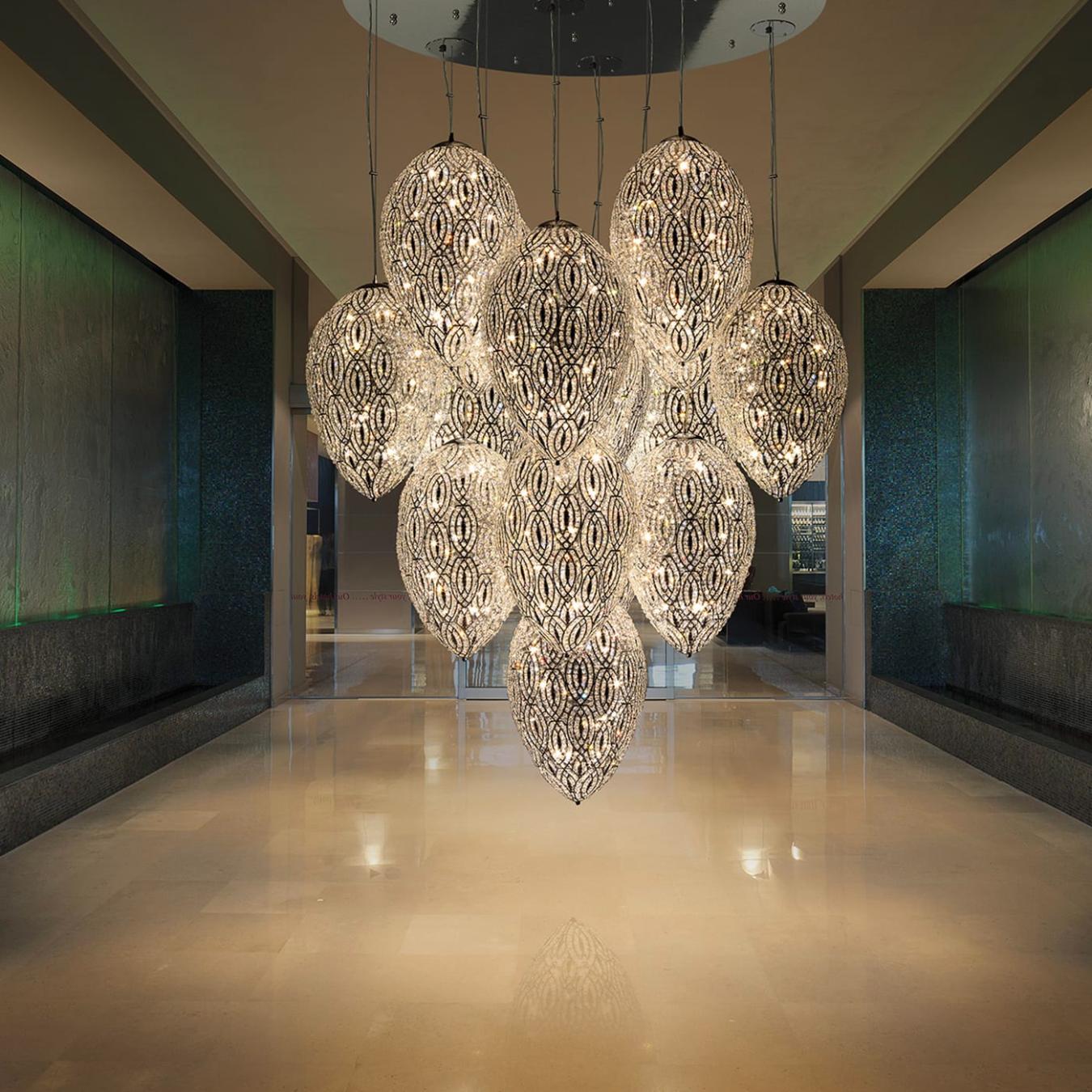 Arabesque Eggs Artisan Chandelier