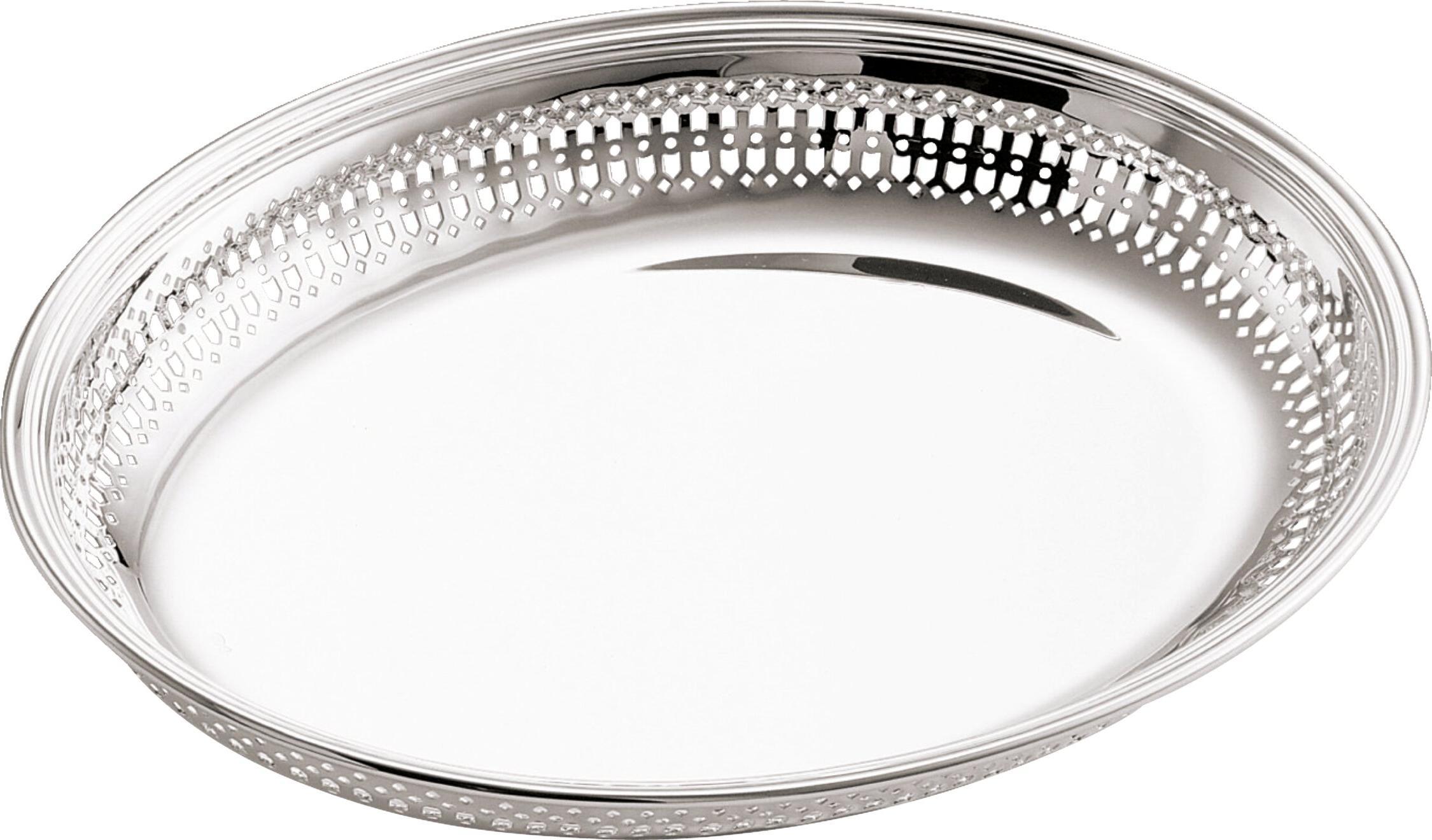Silver-Plated Oval Bread Basket