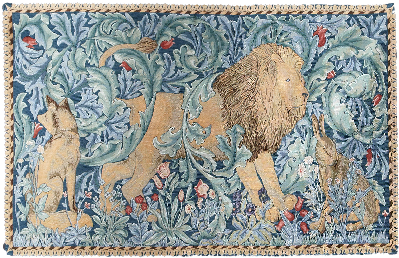 سجادة جدارية «أسد الغابة» | المقاس: 50 × 85 cm سجادة جدارية «أسد الغابة» | المقاس: 50 × 85 cm