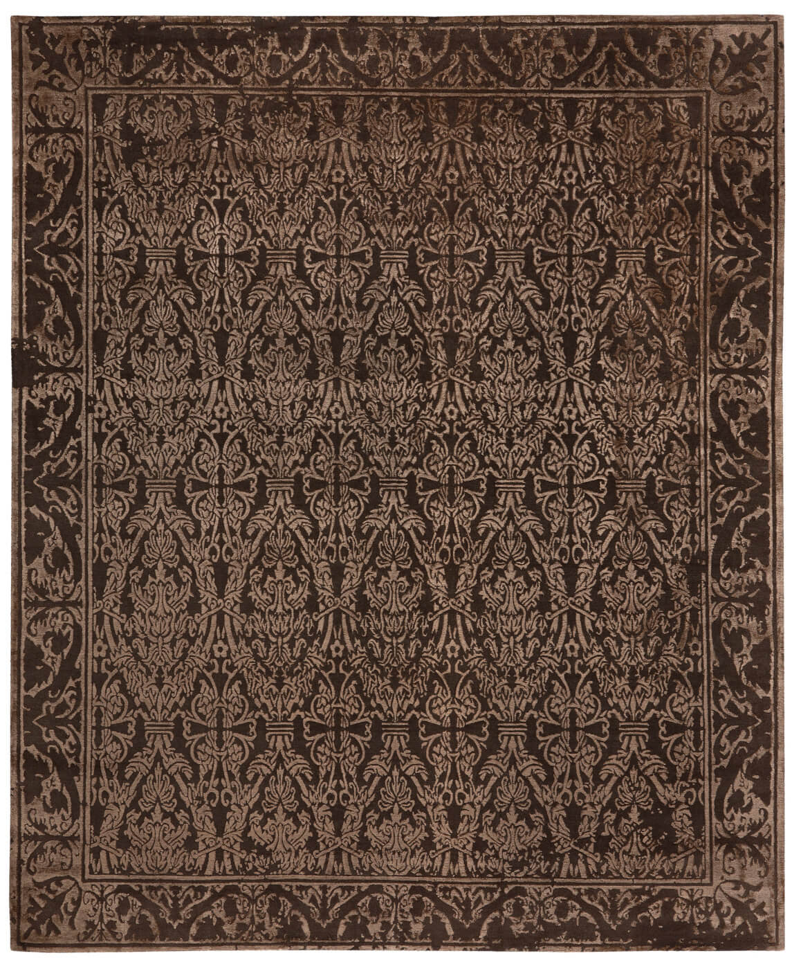 Alcaraz Little Rocked Brown Rug | Size: 400 × 500 cm