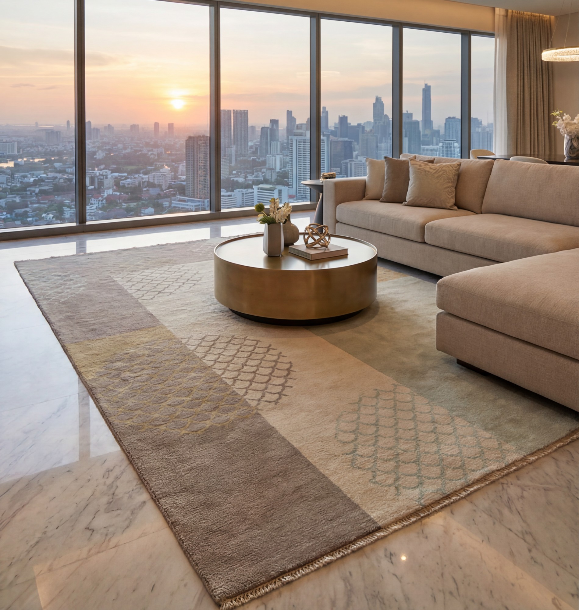 Gentle Structure Designer Rug