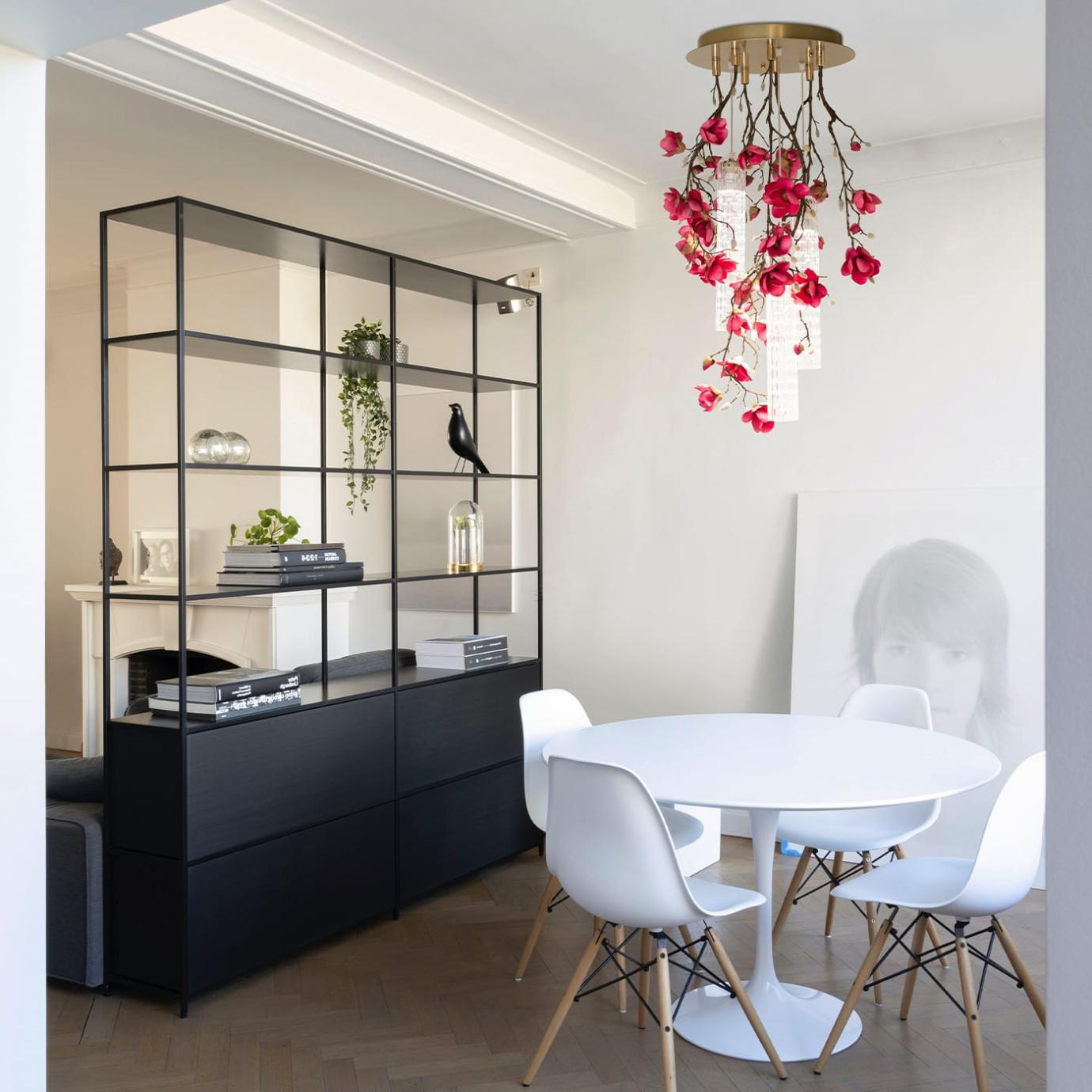 Magnolia Small Round Italian Chandelier