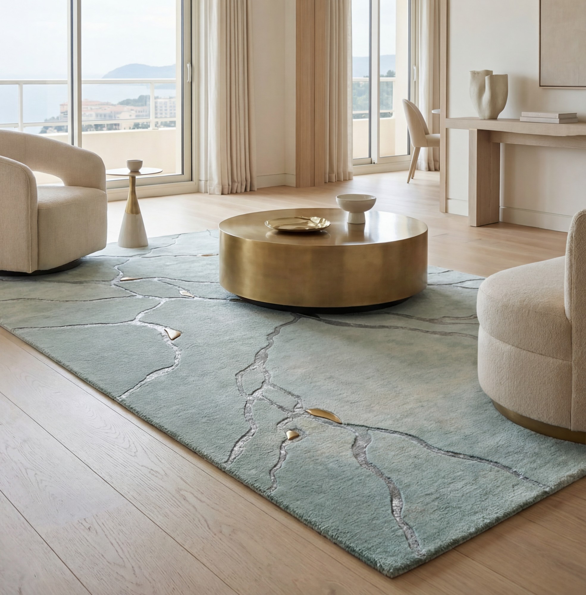 Dusty Field Handmade Rug