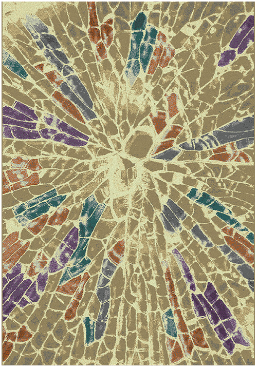 Abstract Multi Machine Woven Rug | Size: 200 × 285 cm