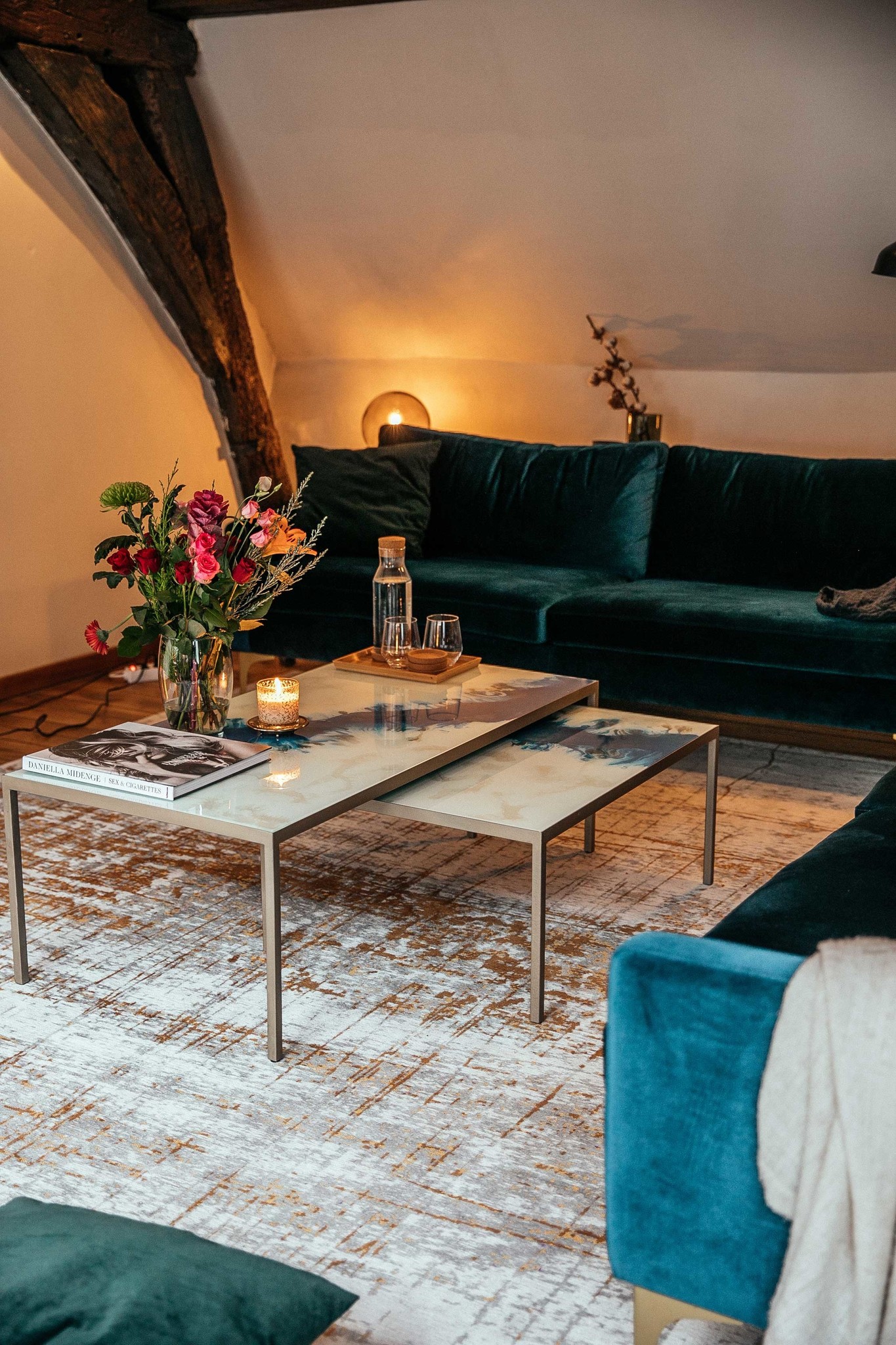 Columbus Gold Rug