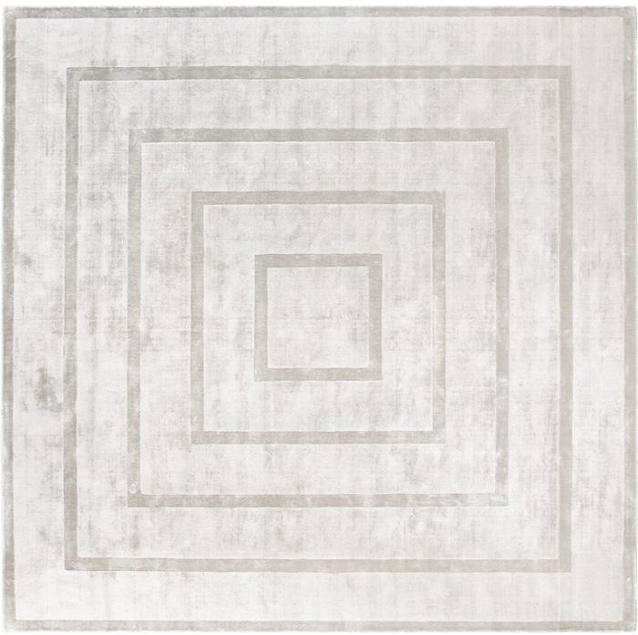 سجادة «دومينو» تنسيل فضي | المقاس: 200 × 300 cm