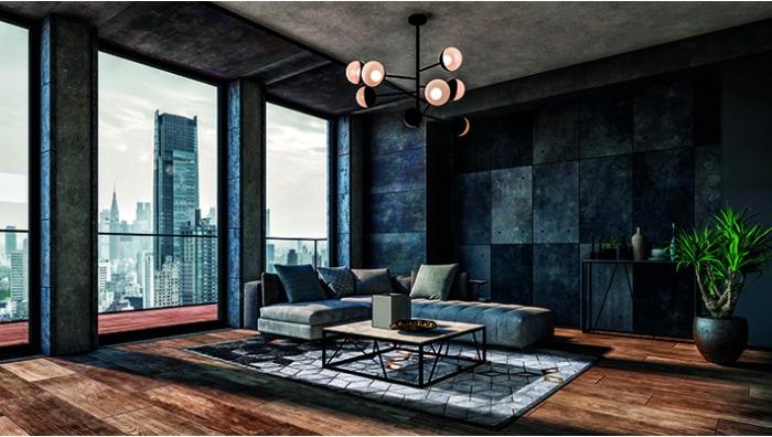 Gabriel Geometric Grey Rug | Size: 160 × 235 cm