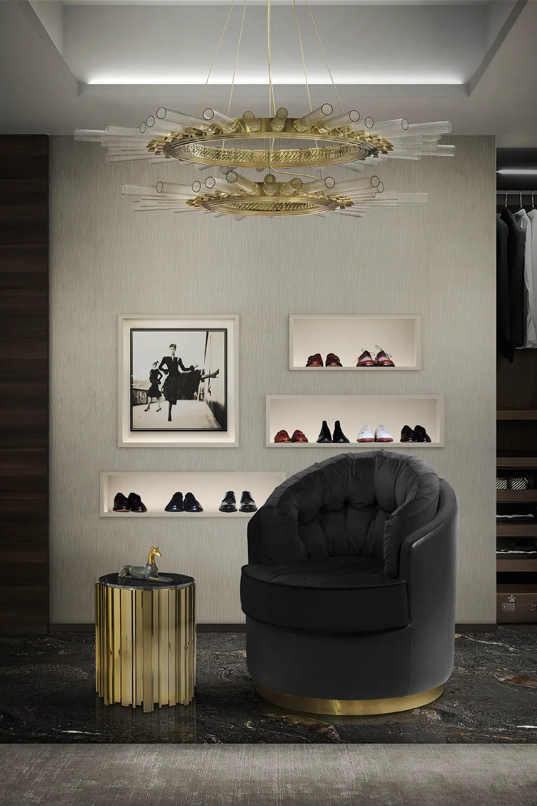Luxe Swivel Armchair - 12