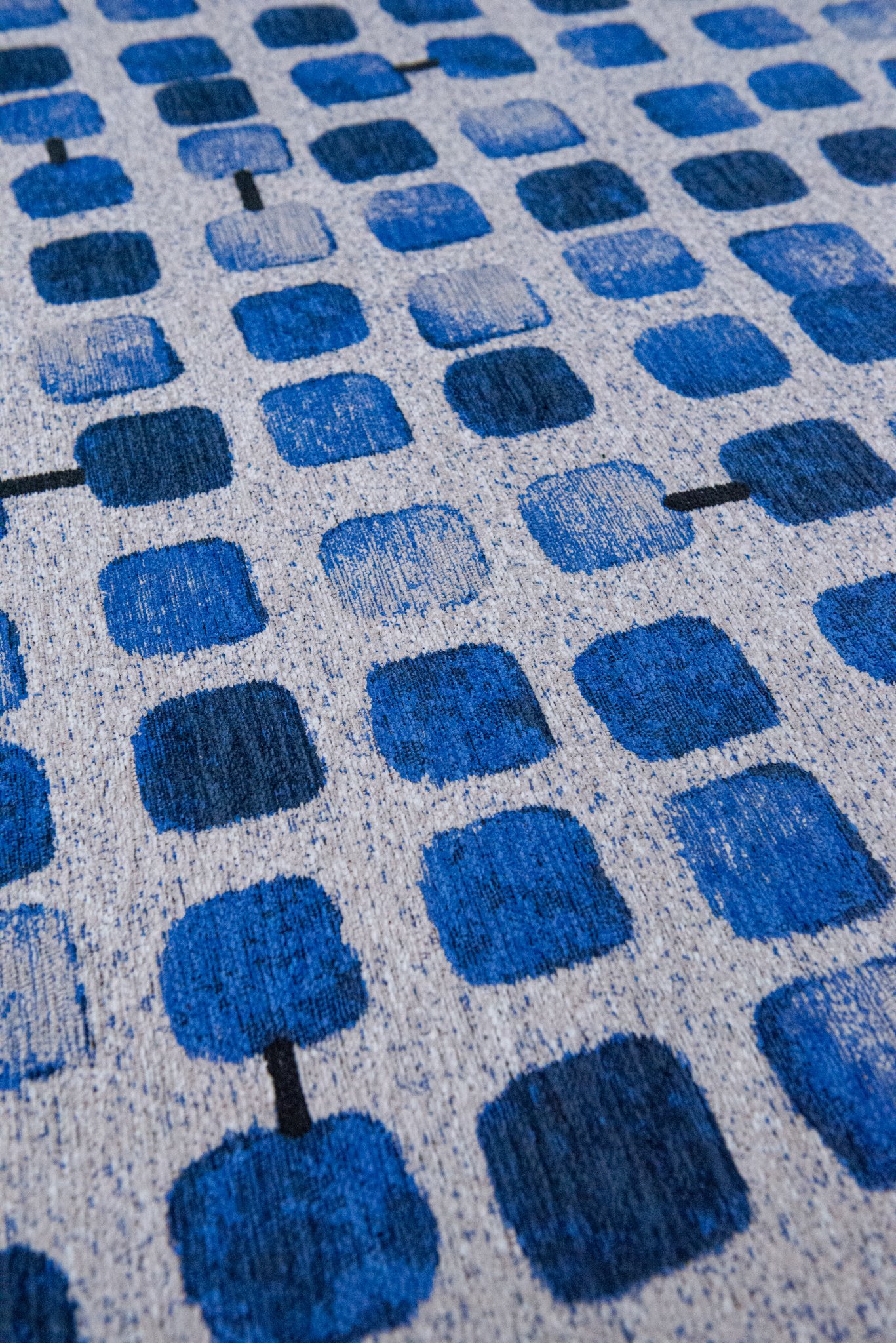 Amparo Blues Rug | Size: 80 × 150 cm