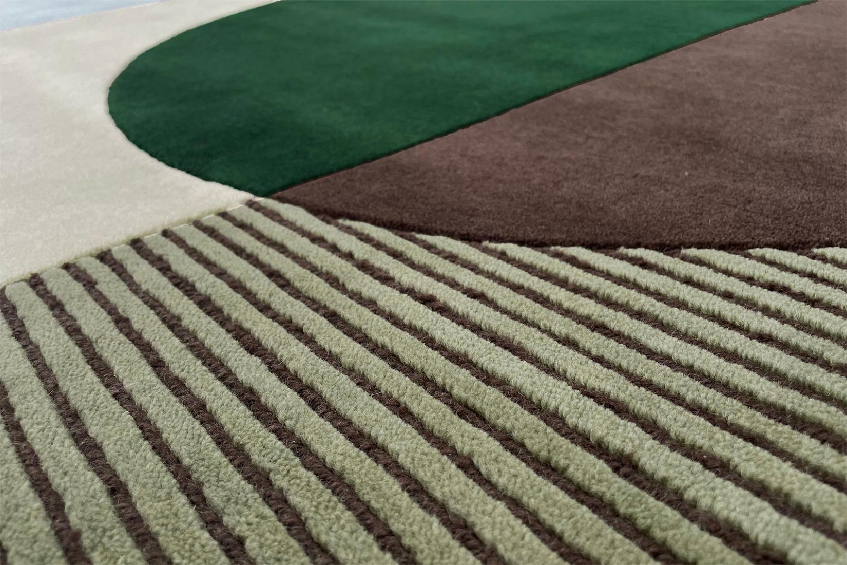 Ombres Emerald Rug | Size: 250 × 350 cm