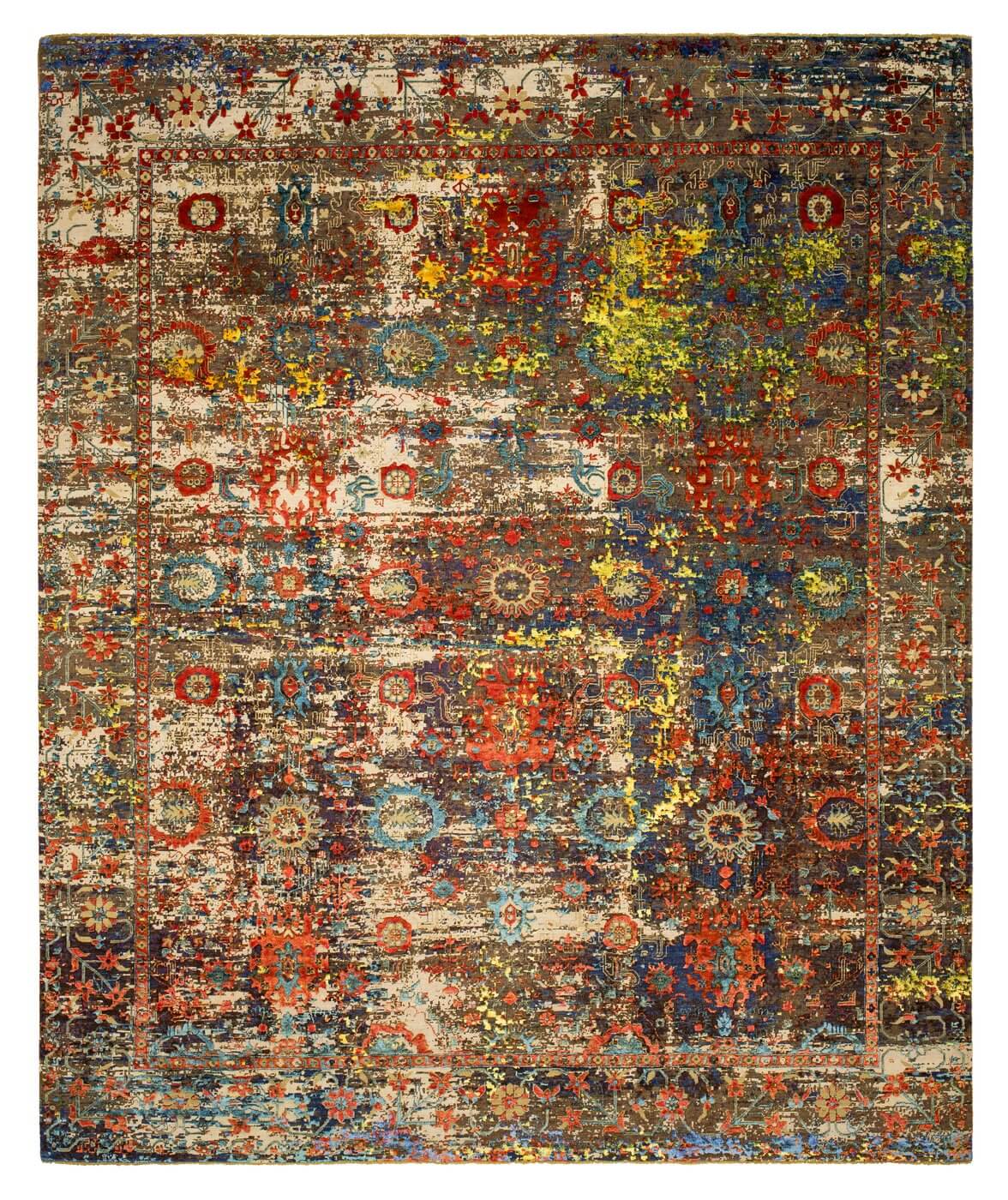Bidjar Paddington Artwork Silk Rug | Size: 300 × 400 cm
