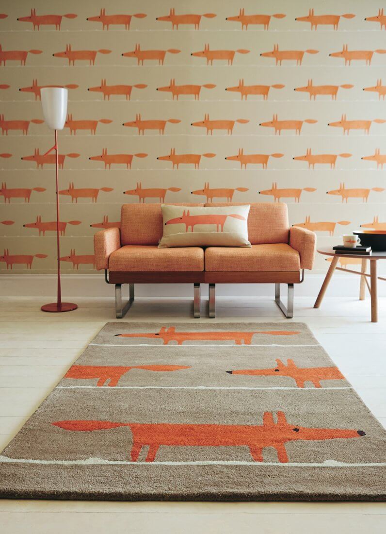 Mr Fox Rug | Size: 120 × 180 cm