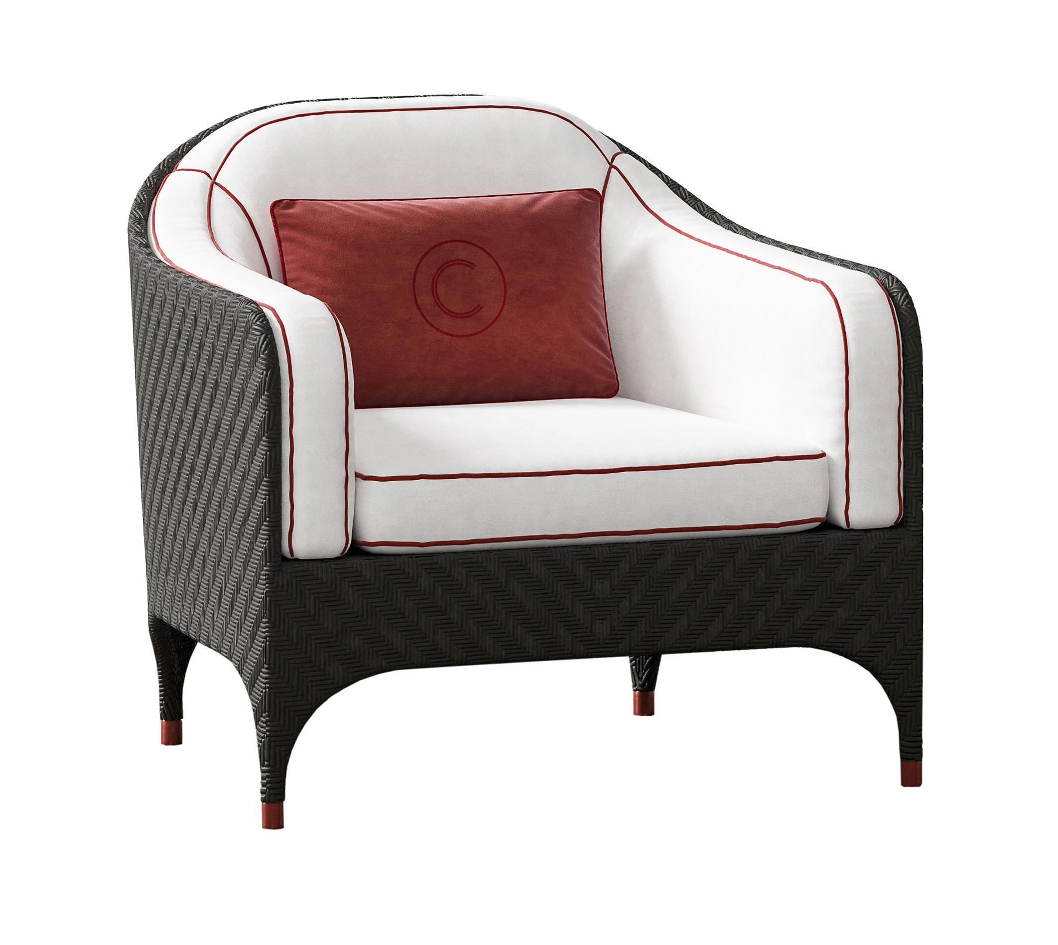 Outdoor Armchair with Cushions
