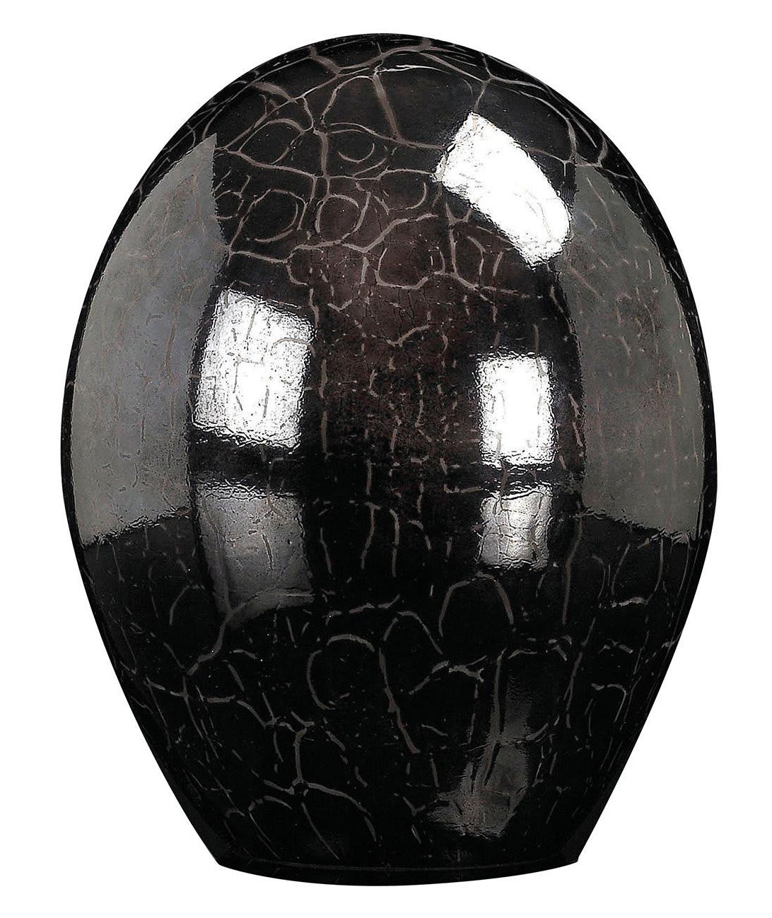 Crystal Egg Dark Brown Handcrafted