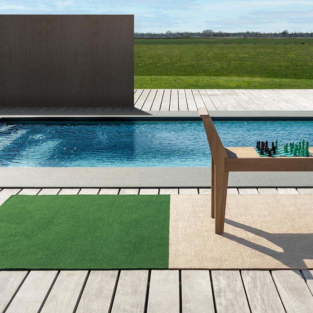 Deck Spring Green Outdoor Rug | Size: 140 × 200 cm