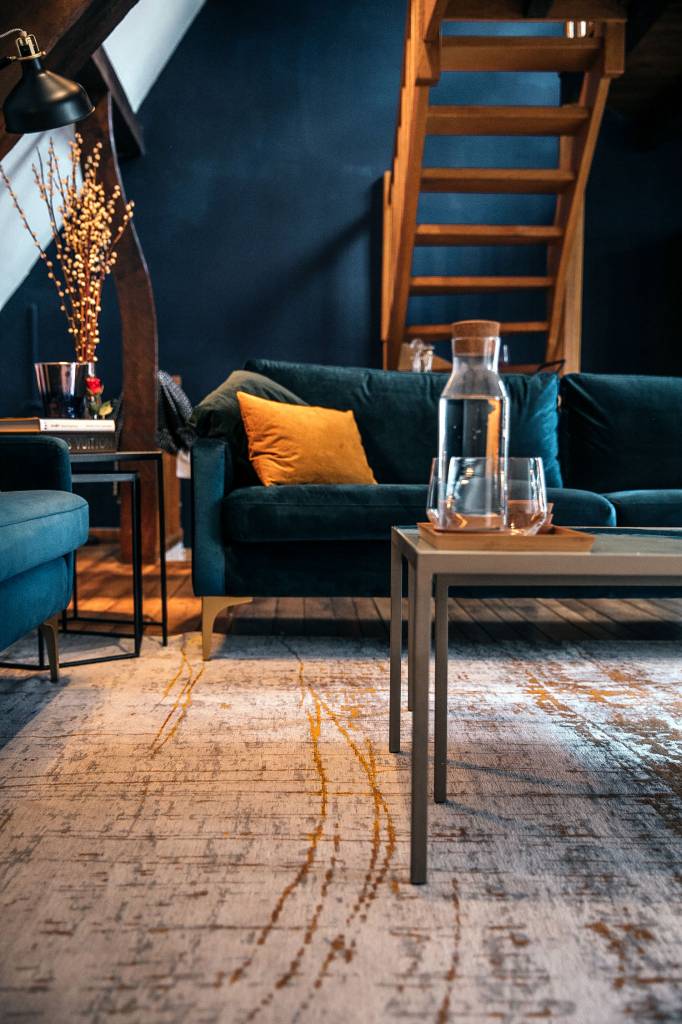Columbus Gold Rug