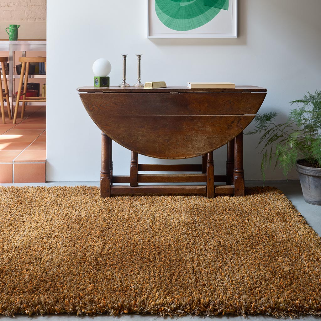 Sprout Burnt Tangerine Luxe Rug | Size: 170 × 240 cm
