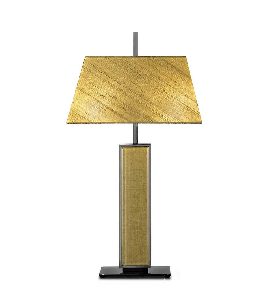 Elegance Metal & Glass Table Lamp
