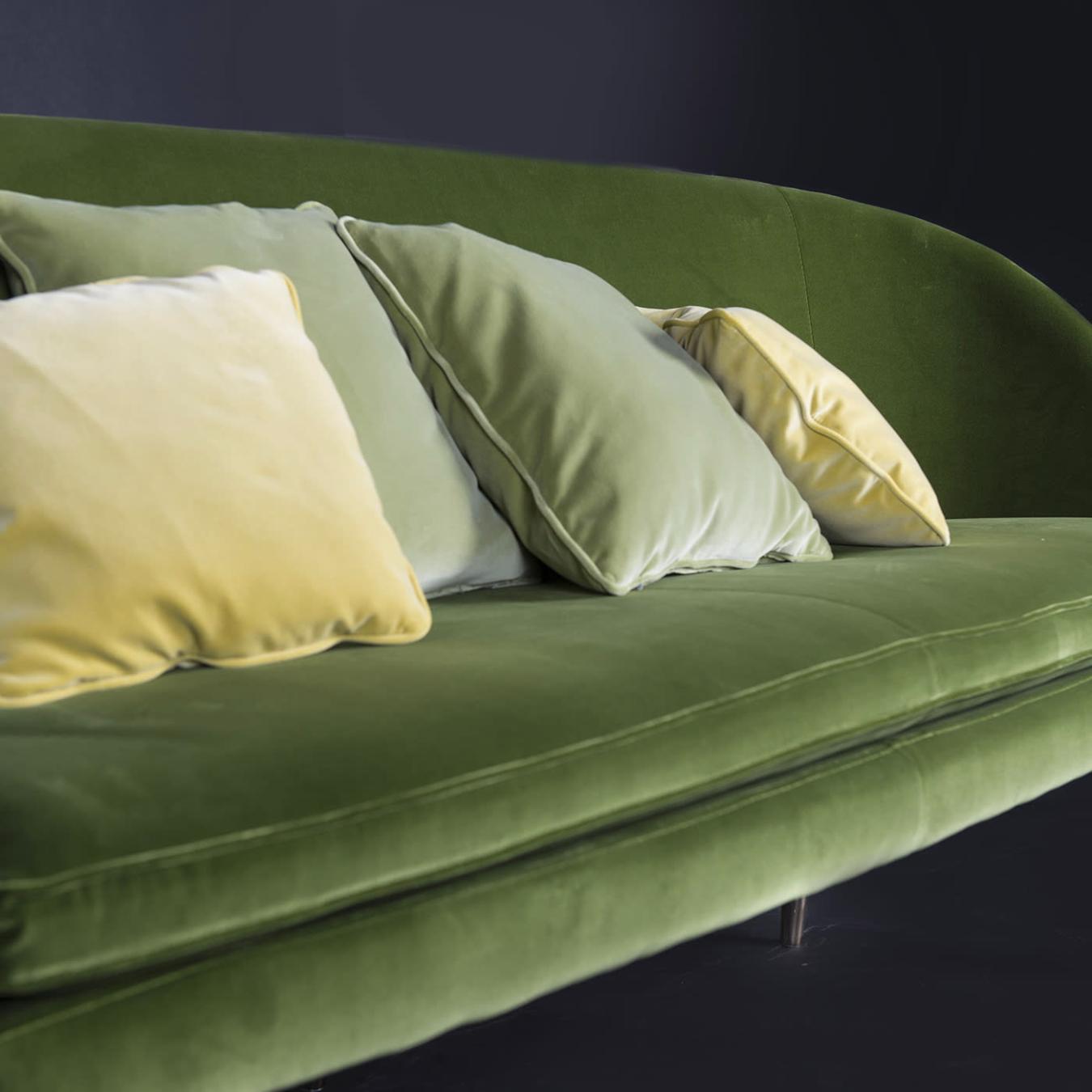 Vivien Olive Green Italian Sofa
