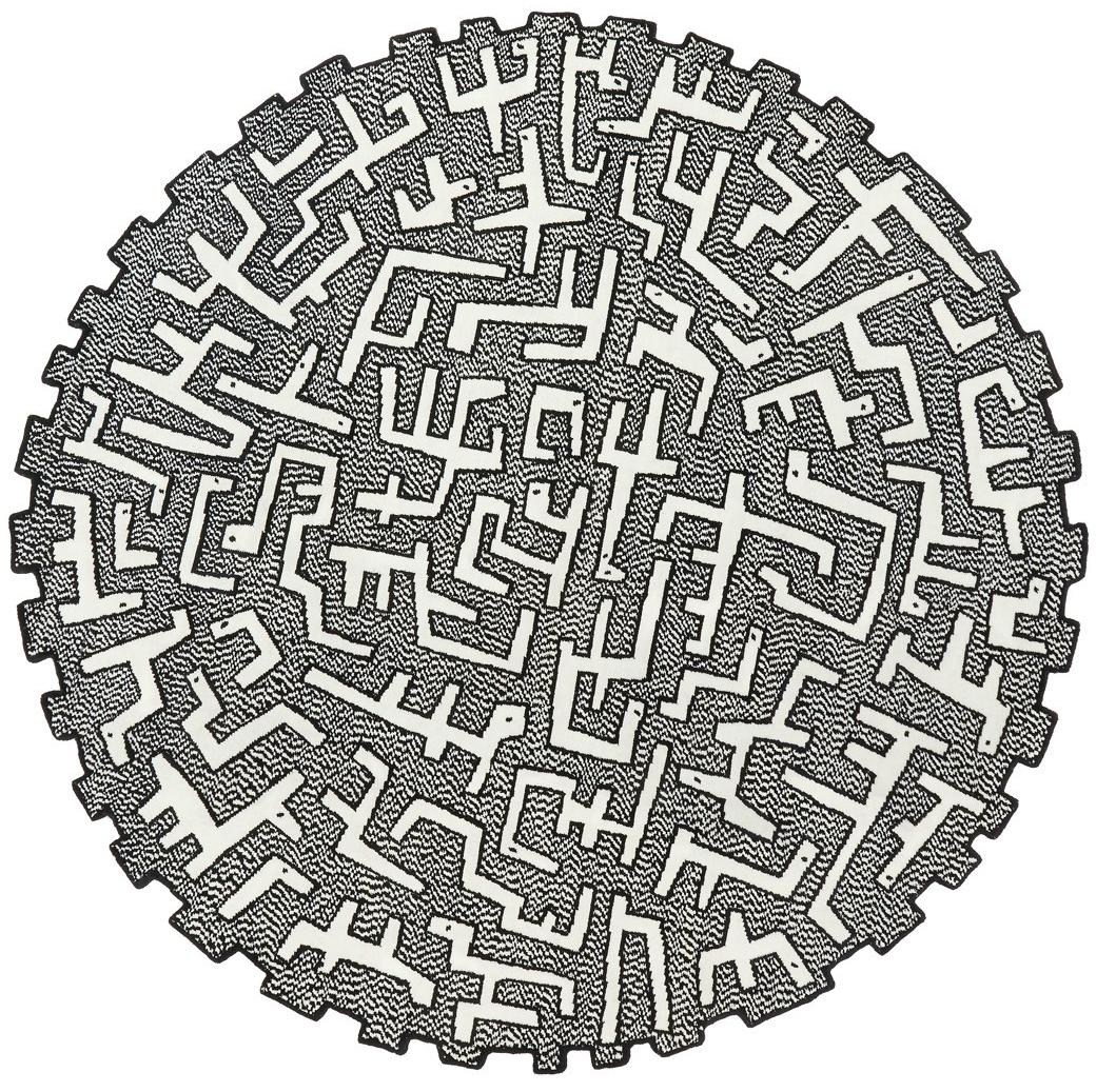Ciliophora Round Rug