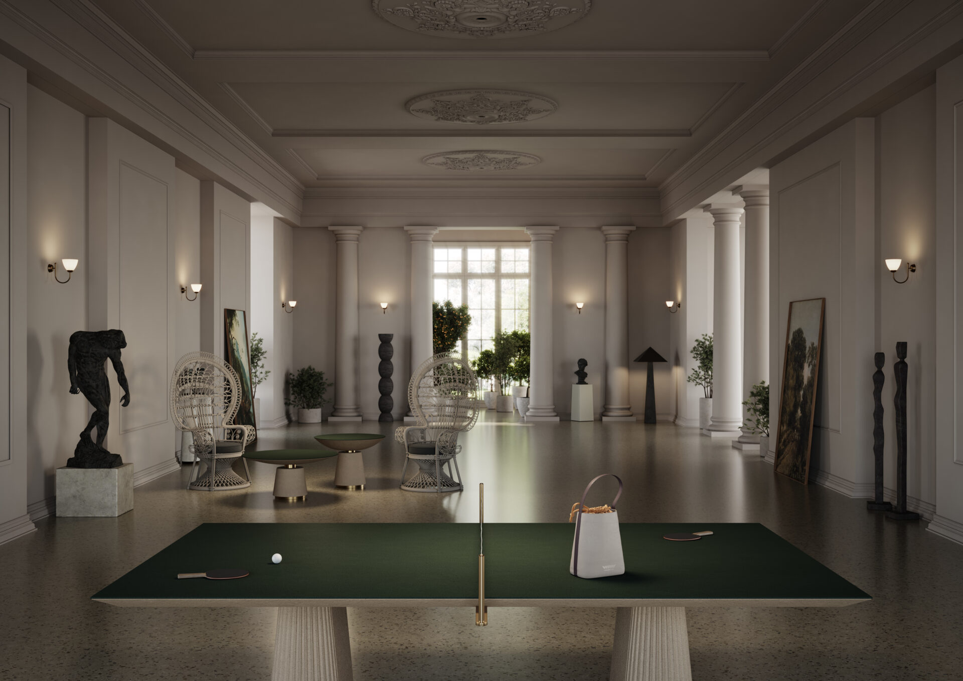 Outdoor-Indoor Table Tennis Table