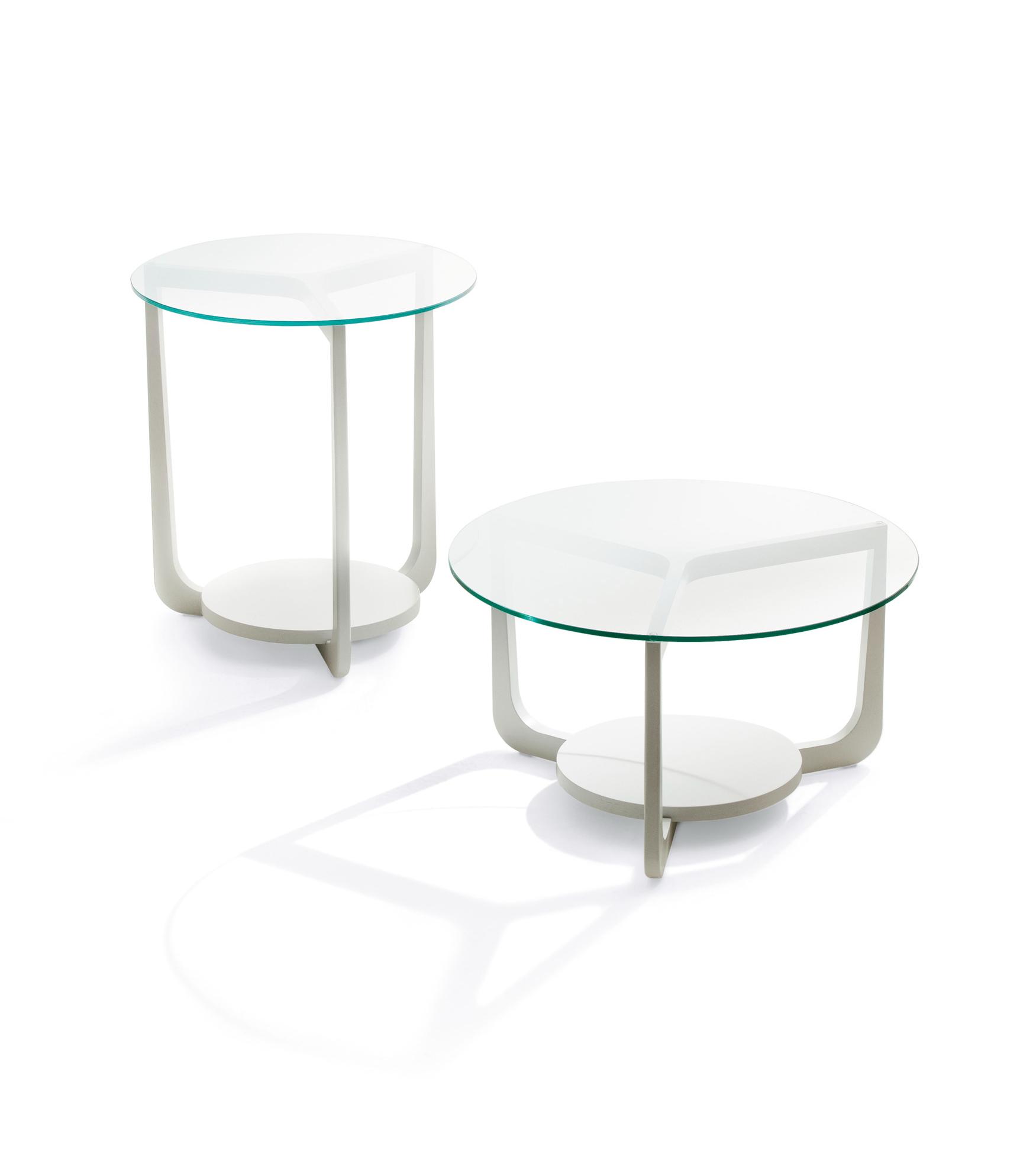 Isola White Round Coffee Table