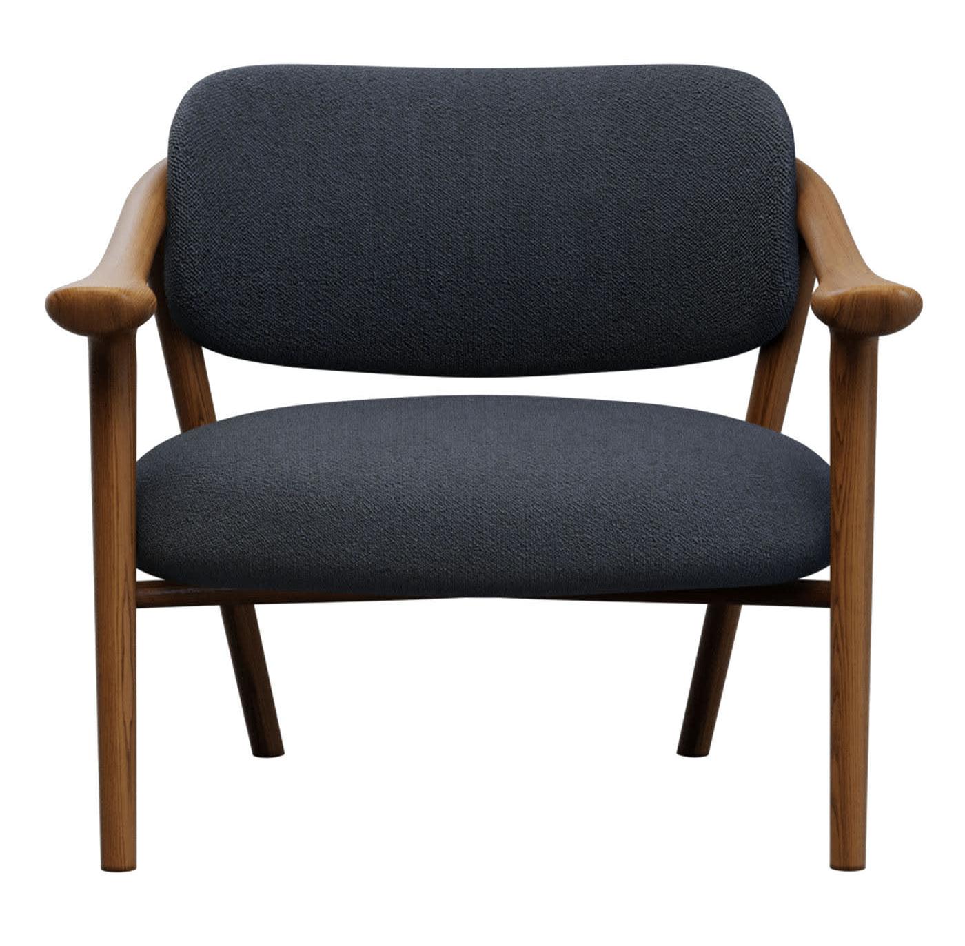 Aida Navy Lounge Chair