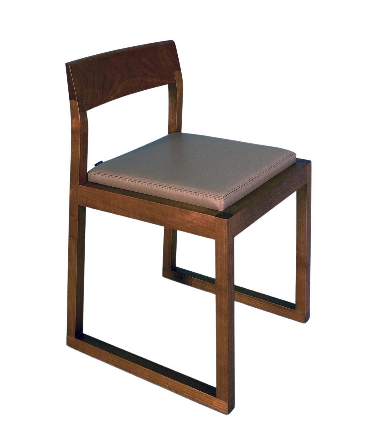 Burton Cherry Wood Handcrafted Chair